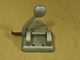 Wilson Jones 3in Hole Punch 6in x 6in x 5in Gray Vintage Metal -- Used