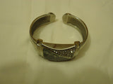 Carolina Watch Analog Dress Metal Band Female Adult Silvers/Blacks -- Used