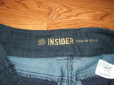 Insider Premium Denim Jeans Wide Leg Female Adult 30 Blues Solid -- New No Tags