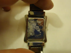 Carolina Watch Analog Dress Metal Band Female Adult Silvers/Blacks -- Used