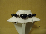 Designer Fashion Necklace 17 1/2in Beaded/Strand Dangle Female Adult Black/Gold -- Used