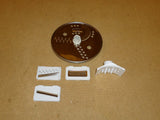 Unknown Maker Food Processor Blades 7 1/2in Stainless/White Metal Plastic -- New