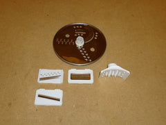 Unknown Maker Food Processor Blades 7 1/2in Stainless/White Metal Plastic -- New