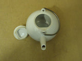 Soholm Kettle Circo 7in H x 7in Diameter White Danmark Porcelain -- Used