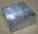Steel City 5-SDW-1 Outlet Box 4 1/2in Square 2 1/4in Deep -- New