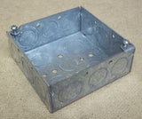 Raco 189 Outlet Box 4in Square 1 1/2in Deep -- New