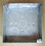 Raco 189 Outlet Box 4in Square 1 1/2in Deep -- New