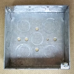 Raco 189 Outlet Box 4in Square 1 1/2in Deep -- New