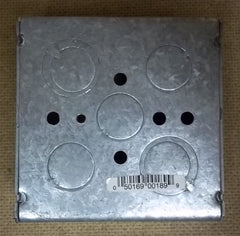 Raco 189 Outlet Box 4in Square 1 1/2in Deep -- New