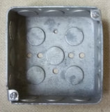 Steel City Outlet Box 4in Square 1 1/2in Deep -- New