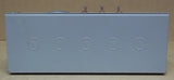 Teel Electrical Item Gray Box with 3 Switches 17in x 14in x 6in -- Used