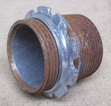 Conduit 1 1/2in x 1 3/4in Threaded with Lock Nut -- Used