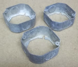 Octagon Electrical Boxes Lot of 3 -- Used