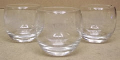 Generic Tumblers Set of 3 7-02-3 * Glass -- Used