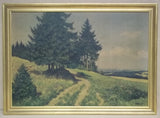 Custom Made Ernest Frommhold Print 36in x 24 1/2in  Vintage Paper  -- Used
