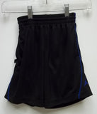 Haddad Apparel Shorts Polyester Male Kids 5T Black/Blue Solid w/ Stripes 05-012Q -- Used