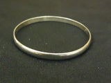 Designer Fashion Bracelet 2 1/2in Diameter Bangle Metal Female Adult Silvers -- Used