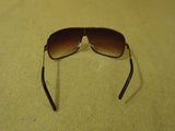 Designer Sunglasses Aviator Female Adult Browns Solid -- Used