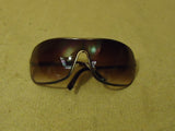 Designer Sunglasses Aviator Female Adult Browns Solid -- Used