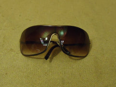 Designer Sunglasses Aviator Female Adult Browns Solid -- Used