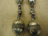 Handcrafted Tribal Ethnic Necklace Bells Middle Eastern Vintage Sterling Silver -- Used