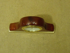 Danbury Fancy Table Clock 8in L x 4 3/4in H x 1 1/2in D Browns/Golds Wood Metal -- Used