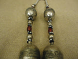Handcrafted Tribal Ethnic Necklace Bells Middle Eastern Vintage Sterling Silver -- Used