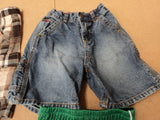 Name Brand Shorts Lot Of 4 Male Kids 2-4 3T Multi-Color -- Used