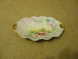 D & C Limoges Vintage Dish 8in L x 5in W x 1in H Multicolor Floral China -- Used