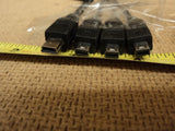 Standard USB Camera Cables 30 & 36in L Black Lot of 4 Mid #0021110 -- New