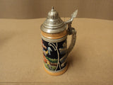 Lerchen Beer Stein 9in H x 4in Diameter Multi-Color Germany Ceramic -- Used