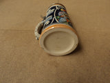 Lerchen Beer Stein 9in H x 4in Diameter Multi-Color Germany Ceramic -- Used