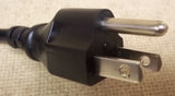 Standard Computer/Printer Power Cord 6ft Black Male 3 Prong Female IEC Connector 125V -- New
