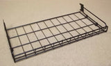 Heavy Duty Wire Shelves 24in x 13in Lot of 2 Industrial Strength Black Steel -- Used