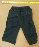 The Childrens Place Boys Cargo Pants 18m Toddler Dark Gray -- Used