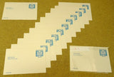 USPS Scott UZ2 UZ3 13c 14c Official Business Postal Card Great Seal Qty 13 -- New