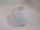 Classic Vintage 12in Light Fixture Shade Cover Frosted Mid Century Glass