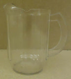 Cambro Serving Pitcher 2 Quarts Clear Plastic 8in x 7in x 5in -- Used