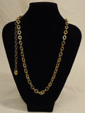 Fashion Designer Metal Chain Necklaces Qty 8 Adjuster Chain Gold -- New