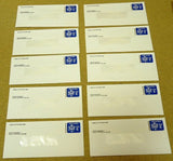 USPS Scott UO76 UO78 E & 25c Envelopes Official Business Mail Lot of 20 Blue -- New