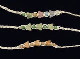 Designer Fashion Braided Friendship Bracelets Butterflies Qty 36 -- New