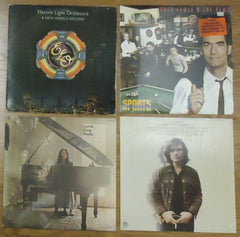 Record Album Qty 4 Carol King Kris Kristofferson Electric Light Huey Lewis -- Used