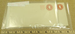 USPS Scott U537 2c Envelope Washington Lot of 2 Red -- New