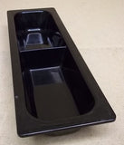 Hubert 26622 Food Pan Half Size Long with Divider 21in x 7in x 3in Steel With Plastic Coating -- Used