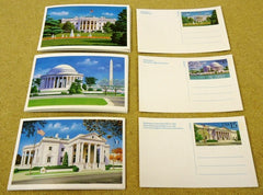 USPS Scott UX143 UX144 UX151 15c Postal Cards Lot of 50 Washington DC -- New