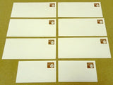 USPS Scott U591 5.9c Envelope Non Profit Organization Lot of 8 Brown -- New