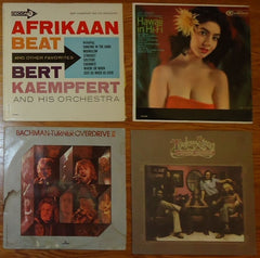 Record Album Qty 4 Leo Addeo Hawaii Bachman Toulouse Street Bert Kaempfest -- Used
