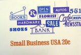 USPS Scott U606 20c Envelope Small Business Lot of 3 White Red Blue -- New