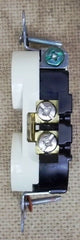Hubbell CR5352I Smooth Face Ivory Duplex Receptacle Straight Blade 20 Amps -- New