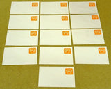 USPS Scott U604 5.2c Envelope Lot of 16 Non Profit Organization Orange -- New